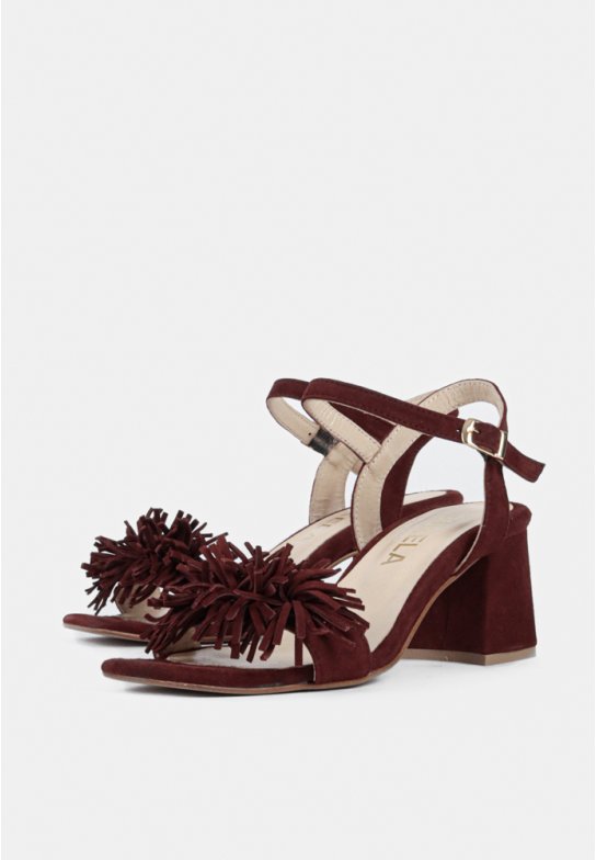 Mila sandal - Oxblood
