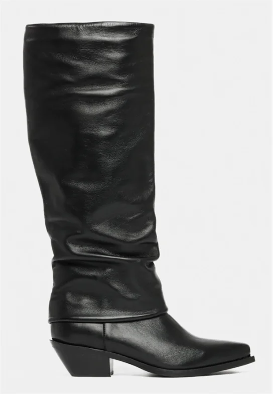 Montana støvle - Leather black