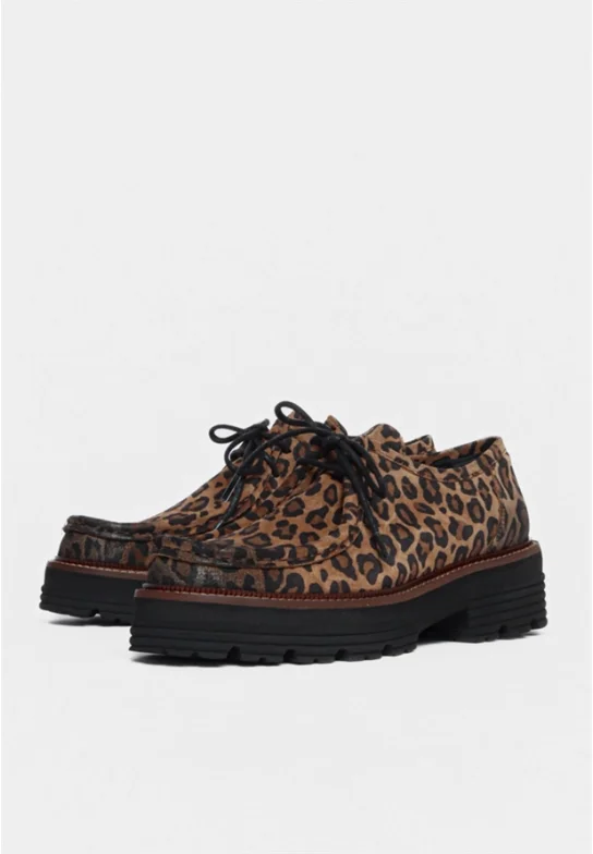 Sienna sko - Leopard