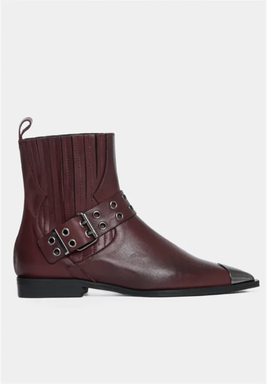 Sophia støvle - Oxblood